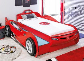 CARBED Кровать-машина Coupe с выдвижной кроватью Red 20.03.1306.00 в Калуге - kaluga.katalogmebeli.com | фото