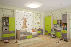 Детская комната Пуговка в Калуге - kaluga.katalogmebeli.com | фото
