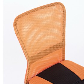 Кресло компактное BRABIX Smart MG-313 (черный, оранжевый) в Калуге - kaluga.katalogmebeli.com | фото 4