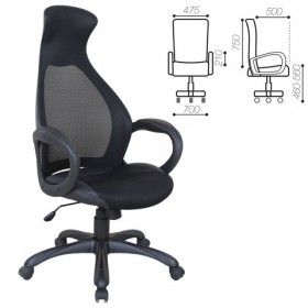 Кресло офисное BRABIX Genesis EX-517 (черное) в Калуге - kaluga.katalogmebeli.com | фото