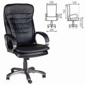 Кресло офисное BRABIX Omega EX-589 (черное) в Калуге - kaluga.katalogmebeli.com | фото