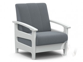Кресло для отдыха Омега (снег лак/CATANIA SILVER) в Калуге - kaluga.katalogmebeli.com | фото