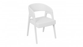 Кресло «Техас 1» (Белый матовый/Экокожа Белый №66) в Калуге - kaluga.katalogmebeli.com | фото