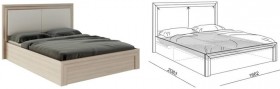 Кровать 1,6 Глэдис (М32) с подъемным механизмом Распродажа в Калуге - kaluga.katalogmebeli.com | фото 2