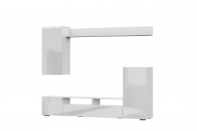 Мебель для гостиной МГС 4 (Белый/Белый глянец) в Калуге - kaluga.katalogmebeli.com | фото 7