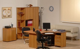 Мебель для персонала Рубин 42 Светлый миланский орех в Калуге - kaluga.katalogmebeli.com | фото 2