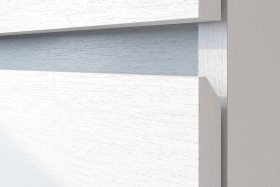 Модульная система "Токио" Тумба прикроватная Белый текстурный / Белый текстурный в Калуге - kaluga.katalogmebeli.com | фото 4