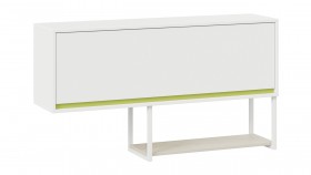 Шкаф навесной «Сканди» Дуб Гарден/Белый/Зеленый в Калуге - kaluga.katalogmebeli.com | фото