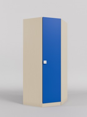 Шкаф угловой (угловая секция) Скай (Синий/корпус Клен) в Калуге - kaluga.katalogmebeli.com | фото