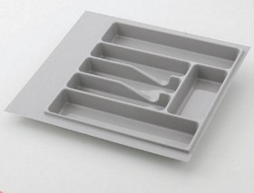 Вкладыш для кухонных принадлежностей, серый, Volpato 300 мм в Калуге - kaluga.katalogmebeli.com | фото