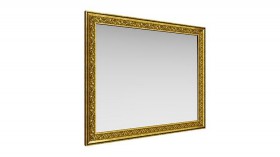 Зеркало навесное "Айрум"/(дуб кальяри / профиль: золото с орнаментом) в Калуге - kaluga.katalogmebeli.com | фото